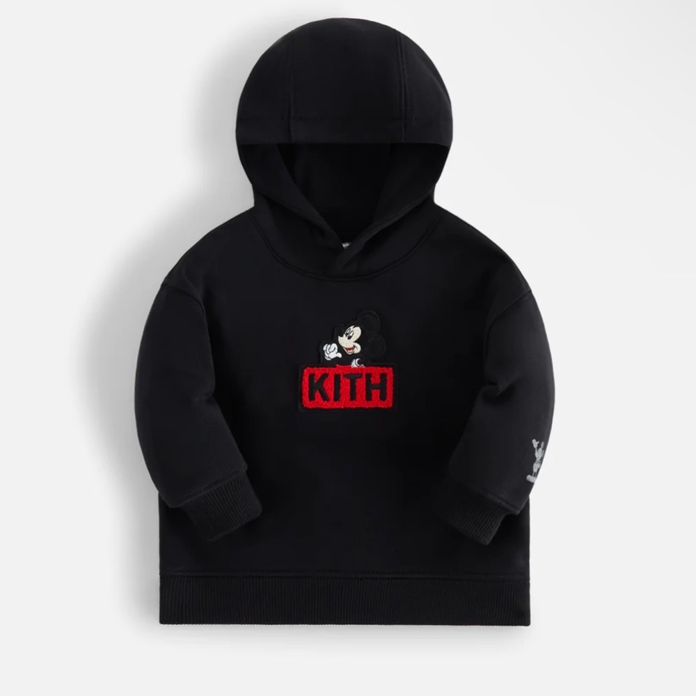 kith baby mickey hoodie 0-3m